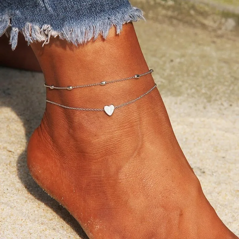 Цвета: золотистый, серебристый Цвет moda praia ножной браслет на ногу модная летняя пляжная бижутерия для ног Tobilleras де Плата Para Mujer - Окраска металла: 10