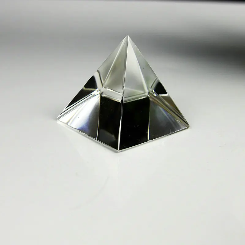 Прозрачное египетское Хрустальное стекло Пирамида божественное лекарство ремесло украшения украшение дома