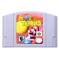N64Game MariooTennis Video Game Cartridge Console Card English Language US Version (Can Save)