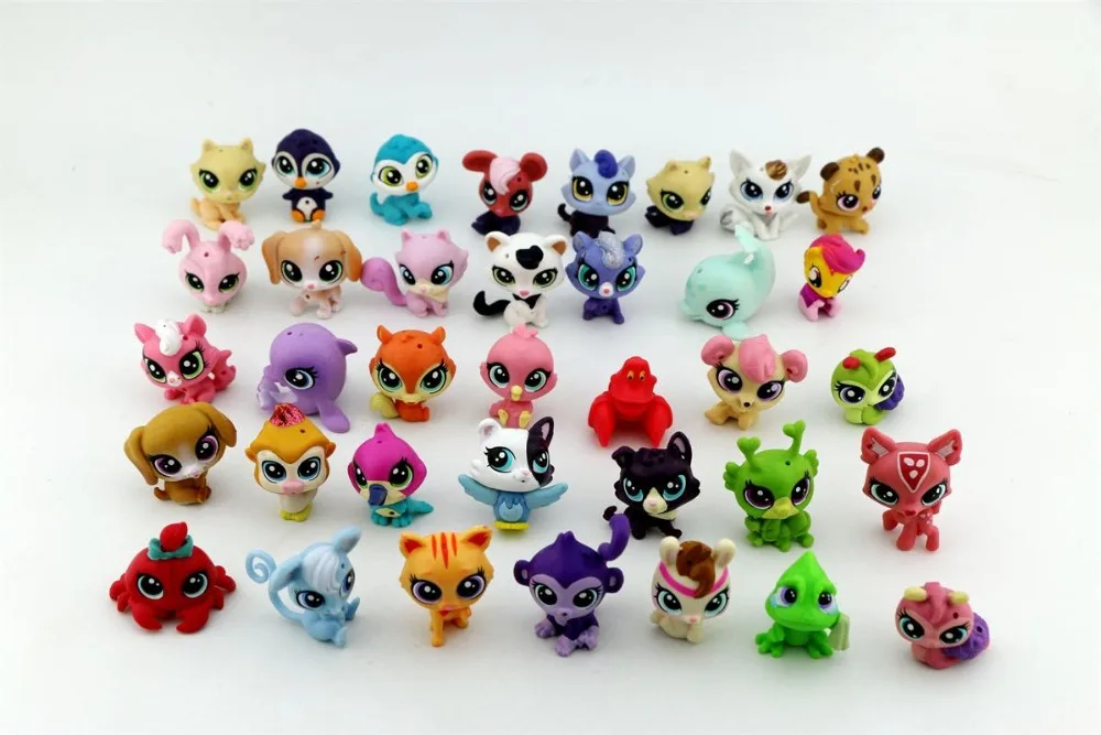 New Arrived LPS Toy bag 15Pcs Pet Shop Animals Cats Kids Children Action Figures PVC LPS