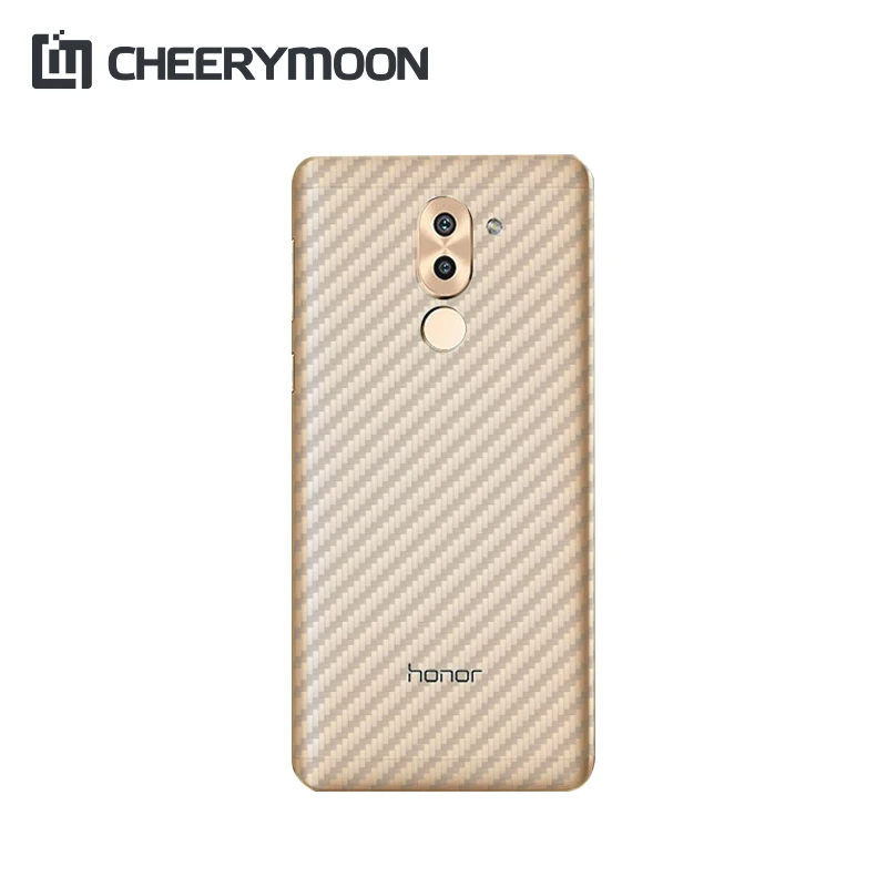 CHEERYMOON For HUAWEI Honor 6X 3D Carbon Fiber Back Soft Screen Protector Film Anti-fingerprint Guard