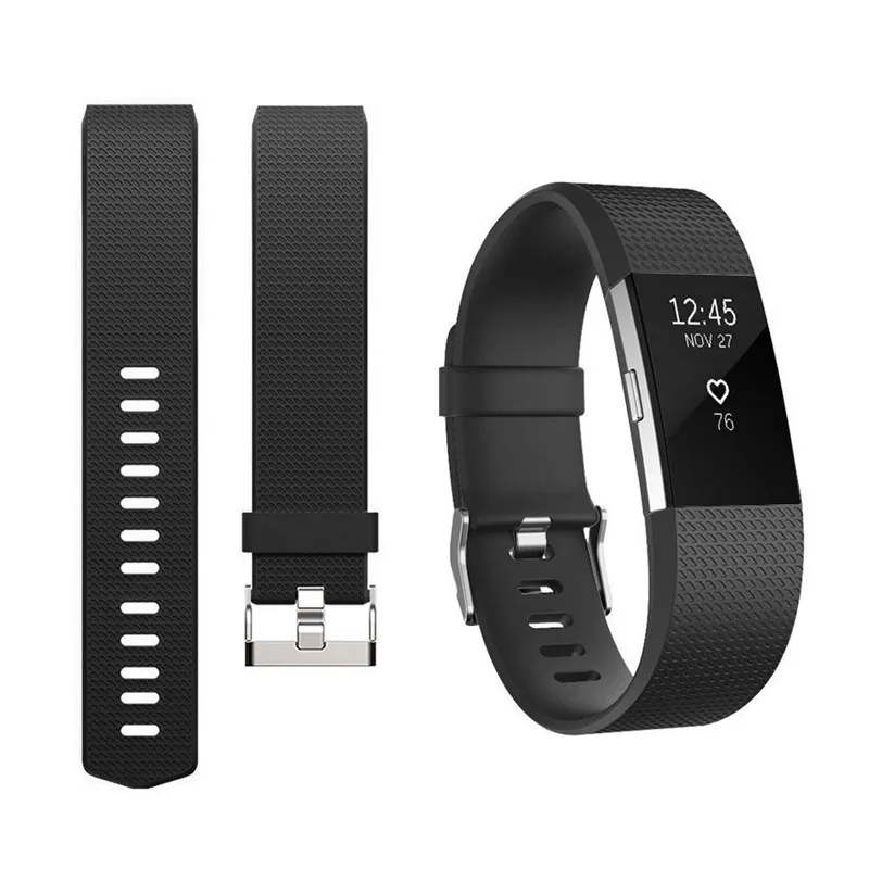 Мягкие регулируемые сменные полосы для Fitbit Charge 2 шаблон ТПУ Браслет Смарт-браслет аксессуары фитнес-часы полосы - Цвет: Color J