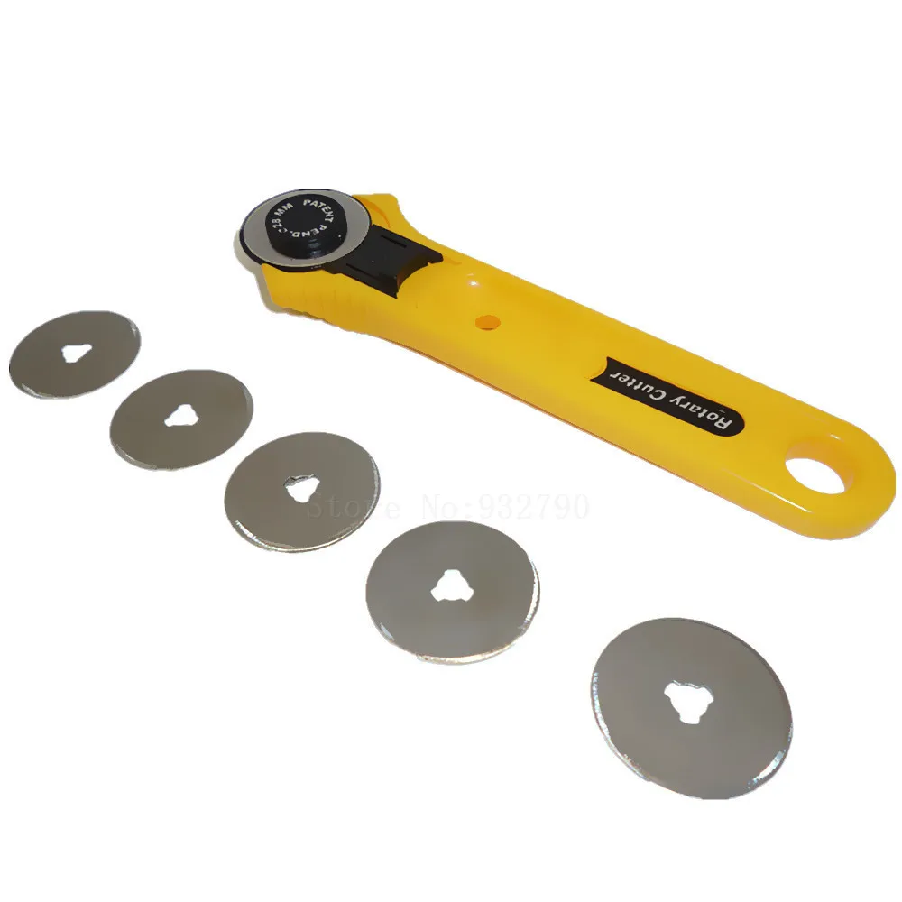Useful Manual Sewing Tool Roller Cutter Rotary Blade 28mm Premium Quilters Sewing Fabric Cutting Craft DIY Sewing Tool