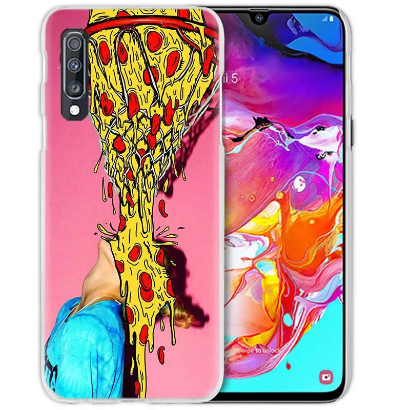 Чехол для samsung Galaxy A50 A70 A20e A40 A30 A20 A10 A8 A6 Plus A9 A7 жесткий прозрачный чехол для телефона из поликарбоната
