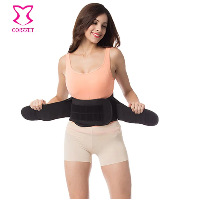 

Black Sexy Sport Belt Women Waist Trainer Sport Fitness Tummy Corset Body Shaper Belt Adjustable Strap Lightweight Easy to wear