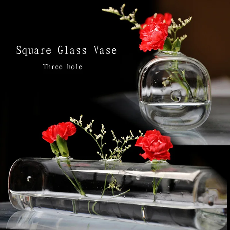Buy New 2016 Fashion Personalized Square Glass Vase