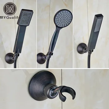 

ABS Plastic Free Shipping Rain Hand Shower Brass Bracket 150cm Shower Hose oil Rubbed Bronze Finish