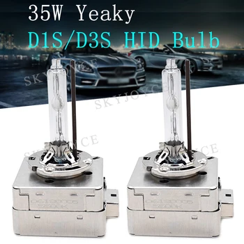 

35W Fast bright D1S D3S Yeaky HID Xenon Bulb AC 12V Super Bright 4500K 6500K 5500K Yeaky Xenon Headlight 35W D1S D3S HID Bulb