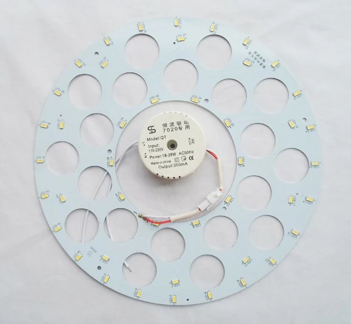 

DHL 10PACK 220V 230V 240V 22W round led ceiling light surface mounted DIA258MM disc LED circular tube LED 2D tube luminaries