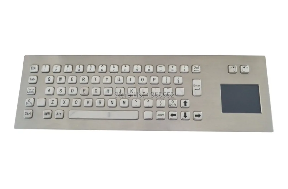 Industrial computer keyboard with USB&Touchpad,65 keys Front Panel