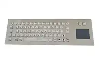 Industrial computer keyboard with USB&Touchpad,65 keys Front Panel Mounting metal keyboard, IP65 Stianless steel kiosk Keyboard