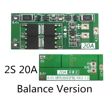 

Balance Version 2S 20A 7.4V 8.4V 18650 BM Lithium battery protection board/BMS board
