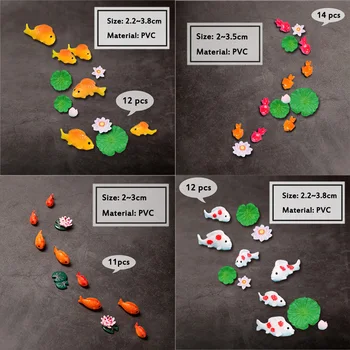 Baiufor Fish School Mermaid Lotus Leaf Octopus Terrarium Aquarium Figurines Diy Fairy Garden Fish Tank Landscape Miniature Buy At The Price Of 0 99 In Aliexpress Com Imall Com