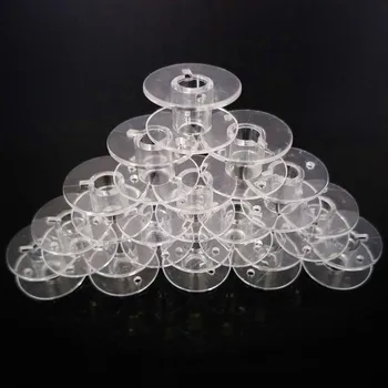 

100pk. Clear Bobbins 102261103 (SA156) fits Elna, Janome, Brother 5BB5006