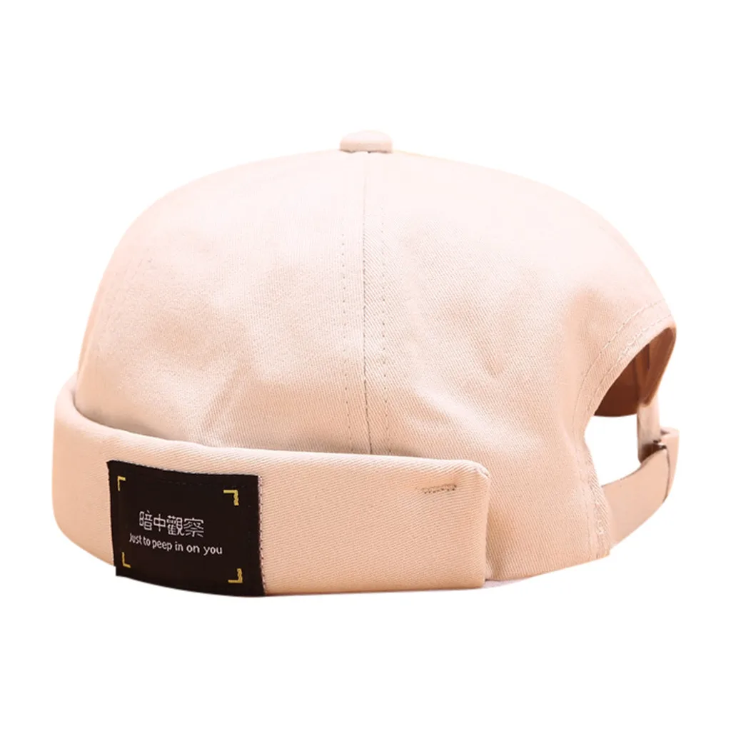 

JAYCOSIN Embroidery Men Women Skullcap Hat Cap Casual Docker Sailor Mechanic Brimless Solid Color Gorro Invierno Mujer dropship