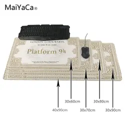 Maiyaca plataforma 9 3 4S Para коврик для мыши большой Размеры коврик для мыши для ноутбука Notbook компьютерная игровой коврик для мыши геймер играть mA