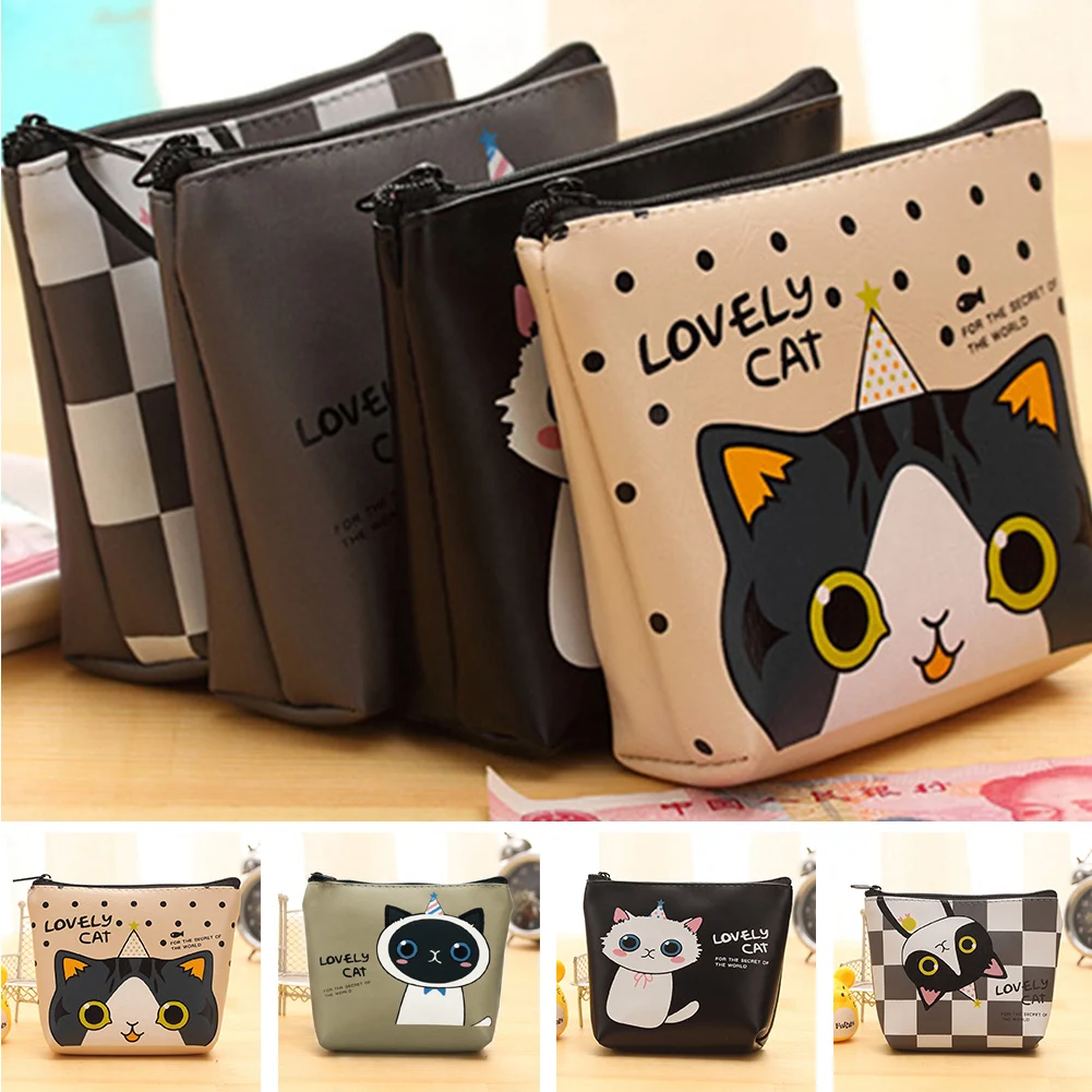 

Women Coin Purse Mini Wallet Money Bag Pouch Key Card Holder Cute Sweet Girl