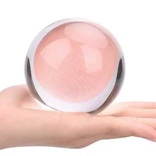 30-40mm Crystal Ball With the Stand Mixed Colors Size Round Glass Artificial Crystal Healing Sphere With For Home Decoration