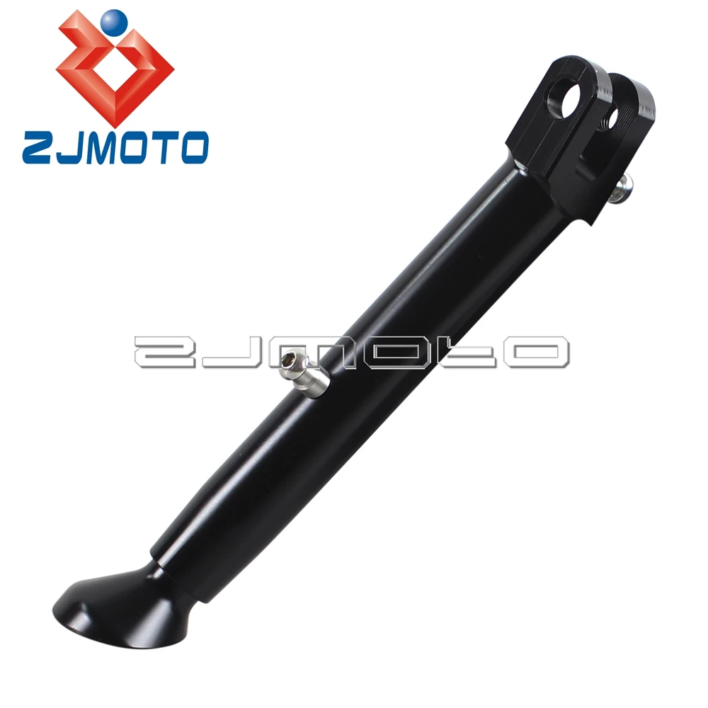 

Black Motorcycle Stand Foot Adjustable Kickstand Kick Side Stand For Kawasaki ZX-14R 2006-2014