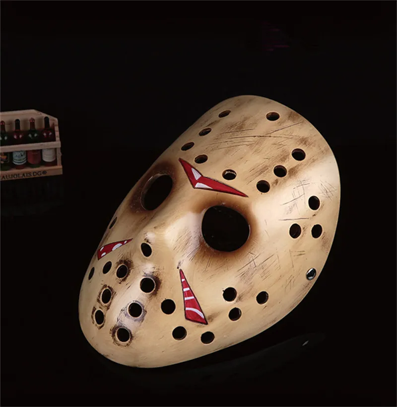Grade Resin Jason Full Face Mask Freddy Vs Jason Movie Theme Halloween Party Cosplay Horror Halloween Masks Party Props FA103 (3)