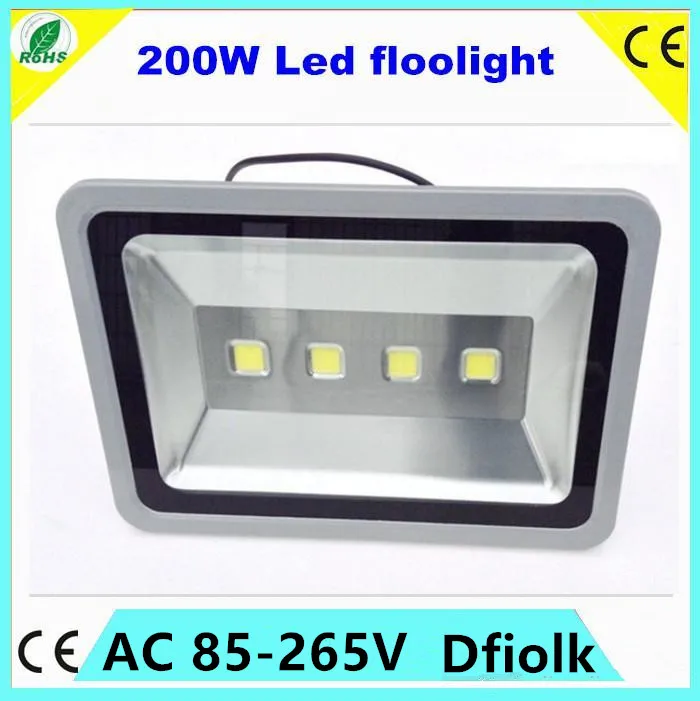 

Free Shipping Led Floodlights Waterproof 150W 200W Led Outdoor Flood Lights Led Landscape Lamp AC 85-265V f