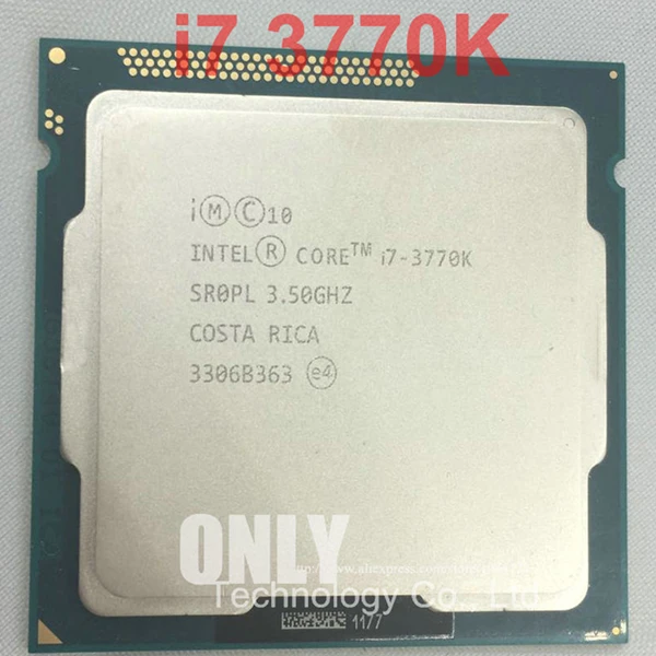 intel Core i7-3770K i7 3770K(3,5 ГГц/8 Мб/4 ядра/Socket 1155/5 GT/s DMI) настольный процессор