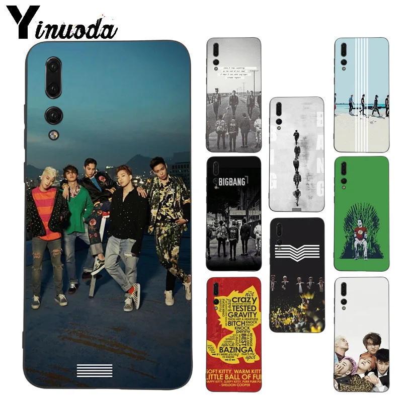 Yinuoda bigbang цветной Мягкий ТПУ чехол для телефона Huawei mate10 lite honor view 9 10 p20 p10 plus|Бамперы|