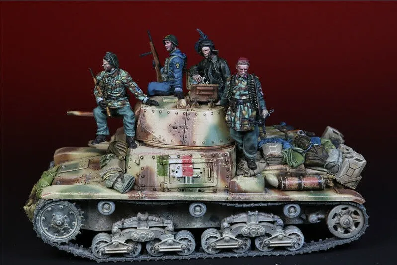 

1/35 Resin Figure Model Kit Unassambled Unpainted 00862 (NO Armored vehicles)