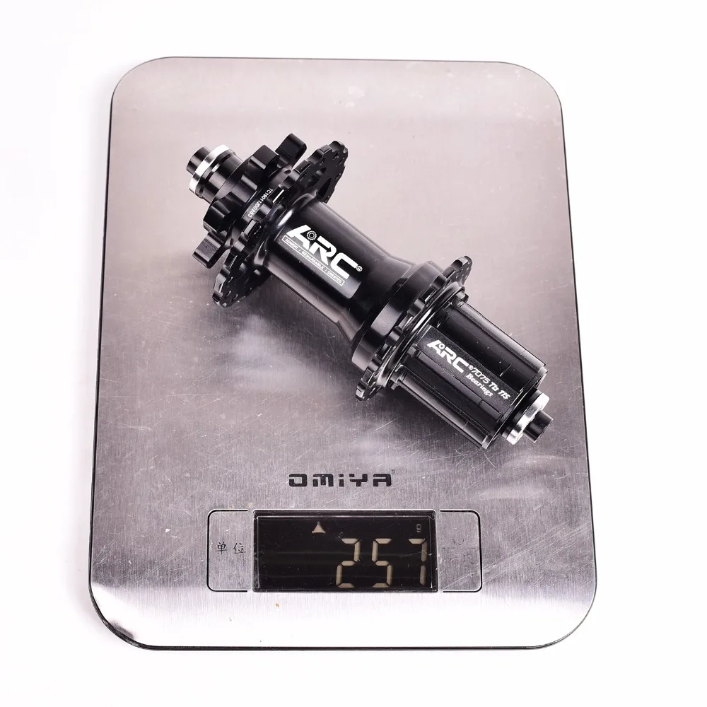 Comprar Cubo de bicicleta de arco sellado cojinete MTB bicicleta de montaña Cubo de liberación rápida Cubo de bicicleta 32 28 36 agujeros freno de disco QR 4 rodamientos 4 peones