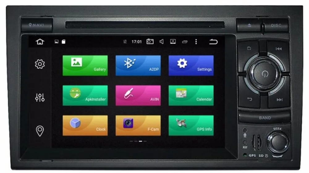 Top In Stock 7"1024*600 HD 2 Din Android 8.1 Car DVD Player for Audi A4 2002-2007 S4 RS4 8E 8F B9 B7 Wifi 4G 4G Ram Radio MAP Canbus 4
