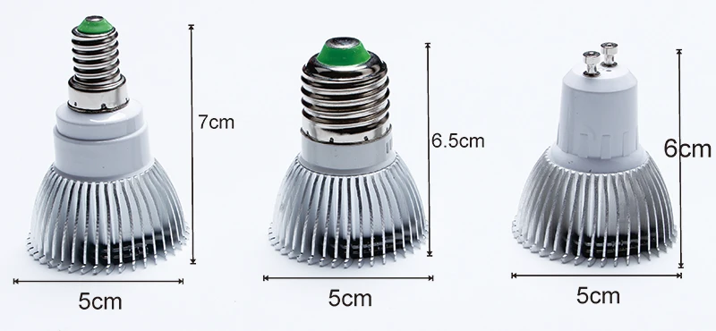 3/5 шт. 18 Вт Светодиодный светильник для выращивания полный спектр E14/E27/GU10 точечный светильник лампа цветочное растение теплица Гидропоника система для выращивания растений