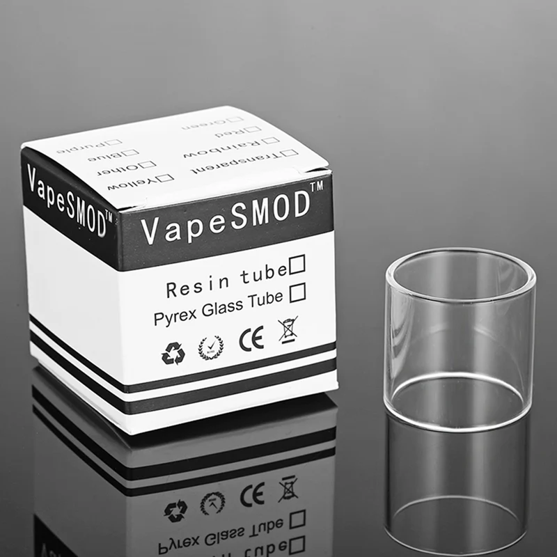 

VapeSMOD Pyrex Replacement 2ml Glass Tube For Petri 22 Petri 24 RTA Tank Petri 22mm/24mm