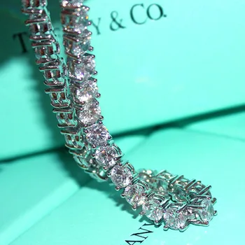 

USTYLE Charm AAA+ Round 0.5 carat Cubic Zirconia Tennis Bracelet for woman Pulseira UB0021