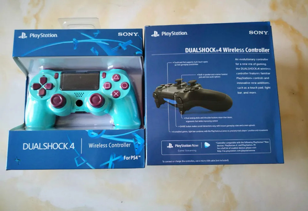 

Perfect for Six-axis 2nd Generation For PS4 Gamepad controller ps4 wireless game controller ps4 Bluetooth 4.0 new with lights