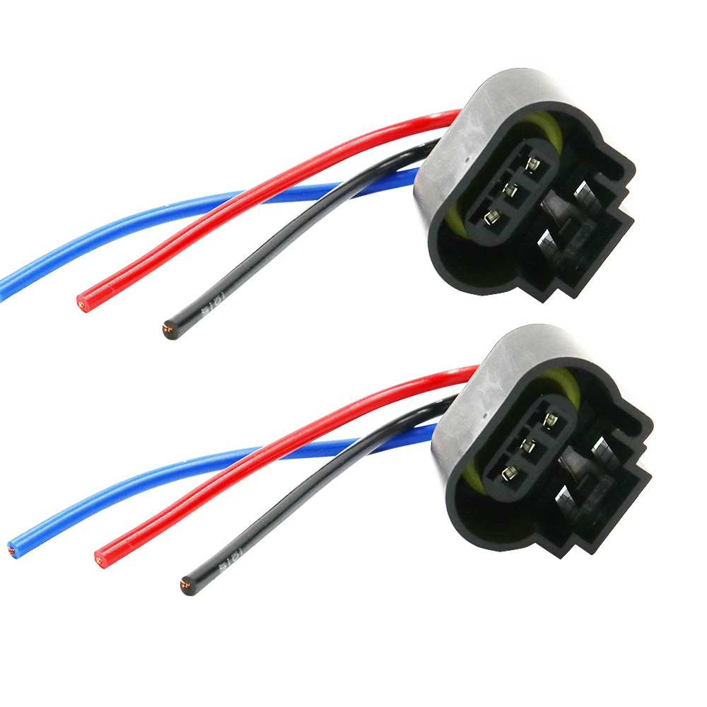 Ysy 10pcs H13 9008 Headlight Bulb Female Wire Harness Connector Wiring