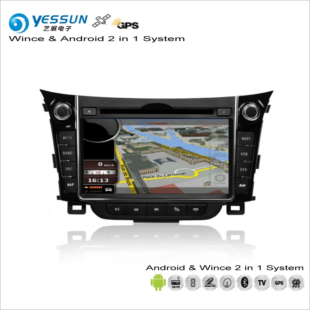 

YESSUN For Hyundai i30 / Elantra GT 2012~2013 - Car Android Multimedia Radio CD DVD Player GPS Map Navigation Audio Video Stereo