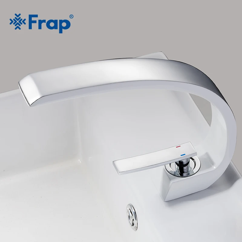 Billig FRAP Becken Armaturen Moderne Badezimmer Mischbatterie Messing Waschbecken Wasserhahn Einzigen Griff Einzigen Loch Elegante Kran Für Bad Y10124