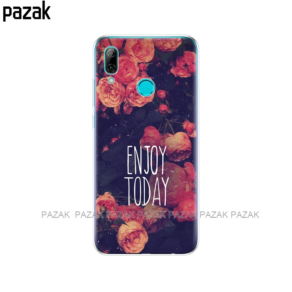 Чехлы для Huawei P Smart, силиконовая Мягкая задняя крышка из ТПУ, чехол для Huawei P smart, чехол POT-LX1 POT-LX3, чехол для телефона - Цвет: 10643