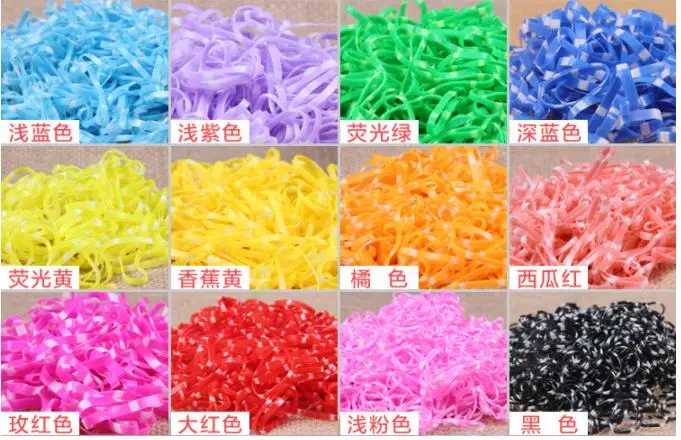 100g Pet Hair Rubber Band High Elasticity Dog Cat Hair Accessories Color simple with hair accessories hair ring 8024