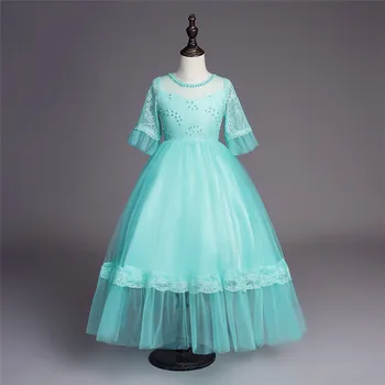 

Lace dress girl Summer 2019 Short Sleeve summer dress girl unicorn birthday minnie dress dresses for girls robe minnie fille