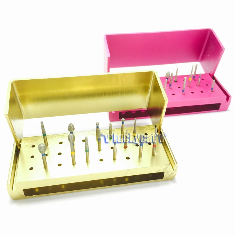 Buy 30 Dental Diamond Burs Drill+2 Pcs Dental