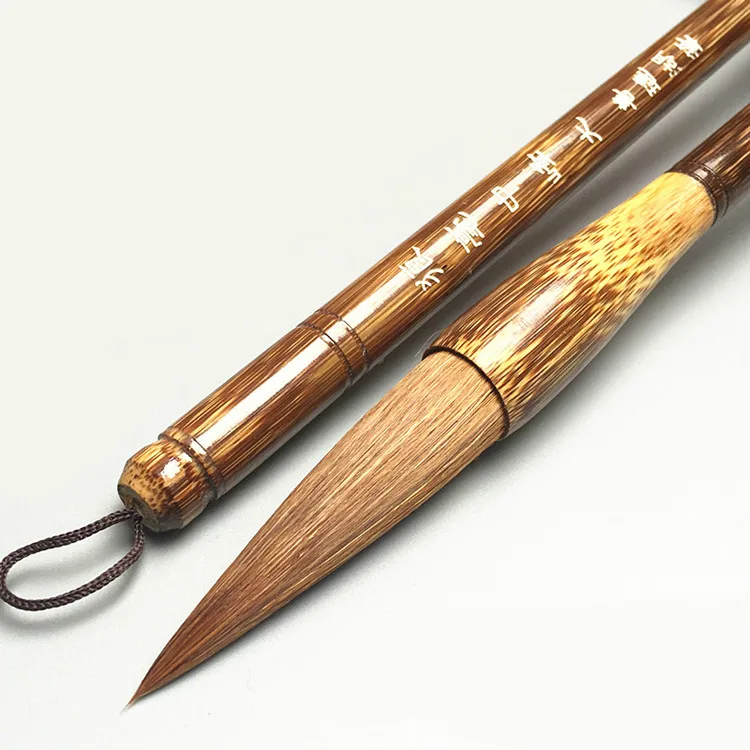 Pincel de Caligrafia Forma de Escova de Escrita Jóias do Erudito Cabelo Fuinha Caligrafia Chinesa Pintura Hopper-em Caneta Quatro 6 Pincéis de pintura