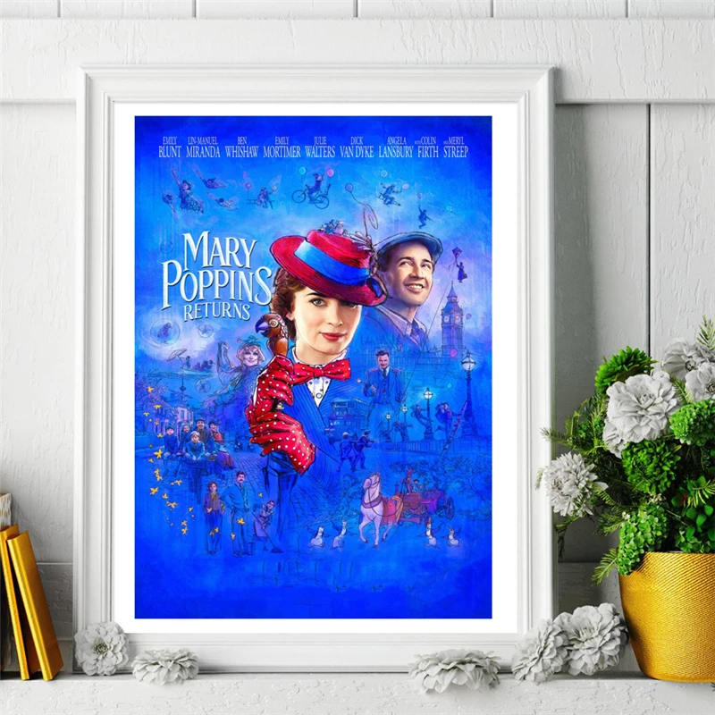 

Mary Joy Fills The World Wallpaper HD Canvas Posters Prints Wall Art Painting Decorative Modern Home Decoration Accessories