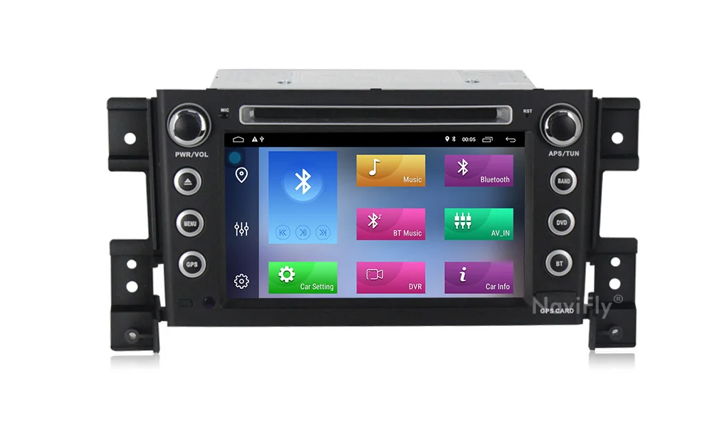 Excellent Android 9.1 HD screen 32G ROM 2din Car multimedia gps player for SUZUKI GRAND VITARA 2007-2013 car radio bt DVR view camera 17