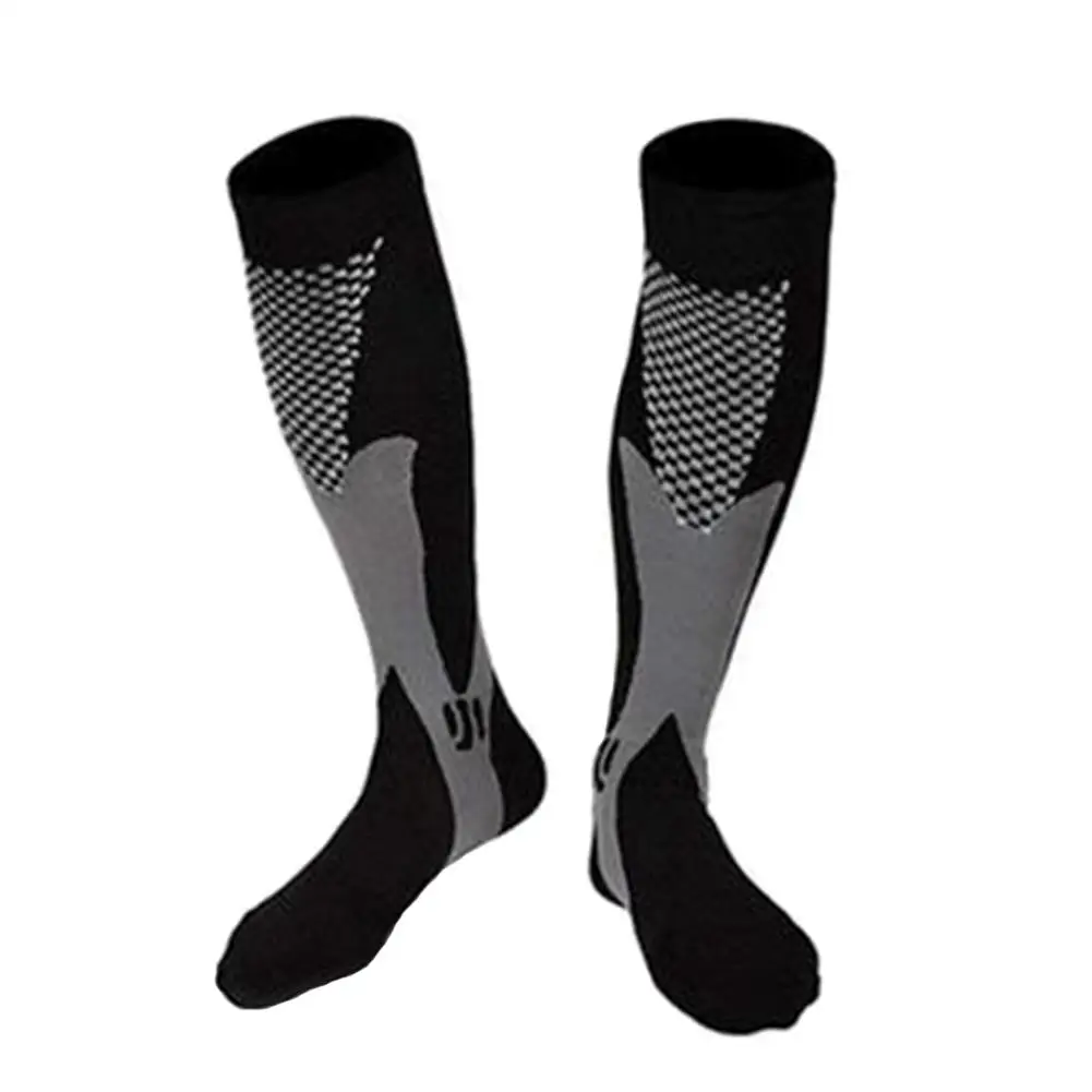 

5 Color Compression Stockings Running Basketball Football Socks Nylon Anti-swelling Stretch Outdoor Sports Compression Socks