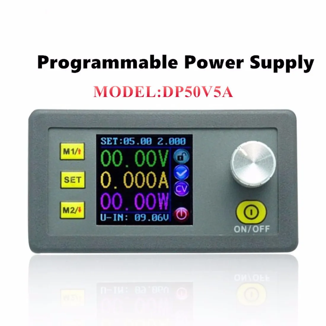 

Universal Safety DP50V 5A Buck Adjustable DC Power Supply Module+Integrated Voltmeter Ammeter Color Display Profession Connector