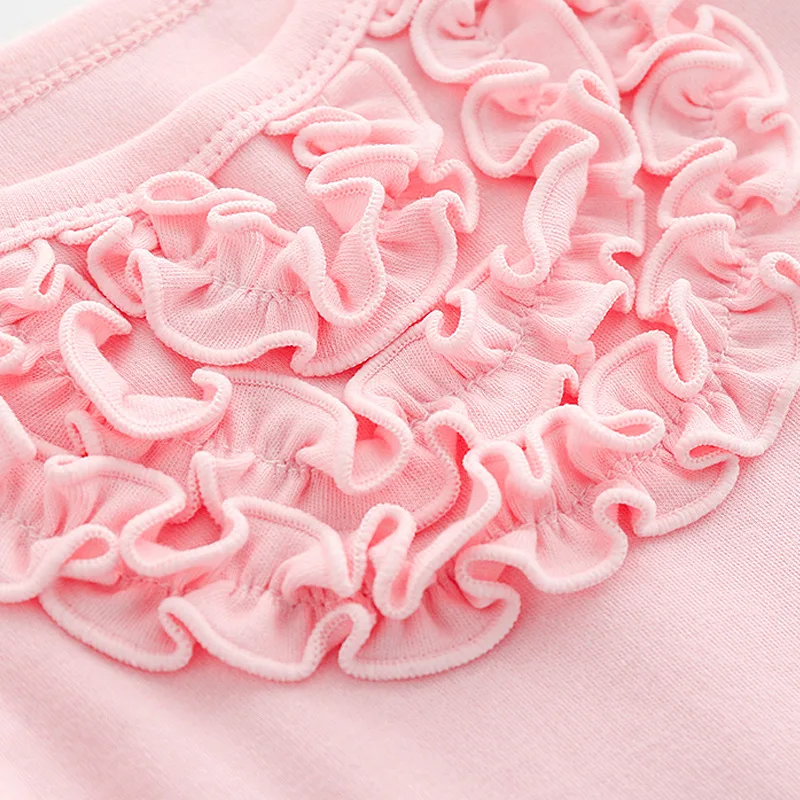 Новое хлопковое боди с длинными рукавами для маленьких девочек красные шнурки 1