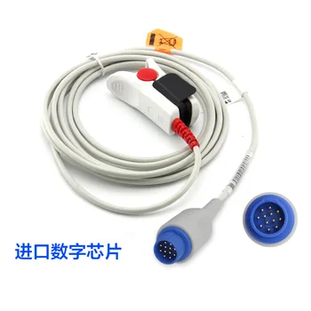 

12 Needles of Pulse Oxygen Saturation Probe Compatible with M900/M7000/M8000/M8500/M9000/M9500/SPO2 Sensor Monitor