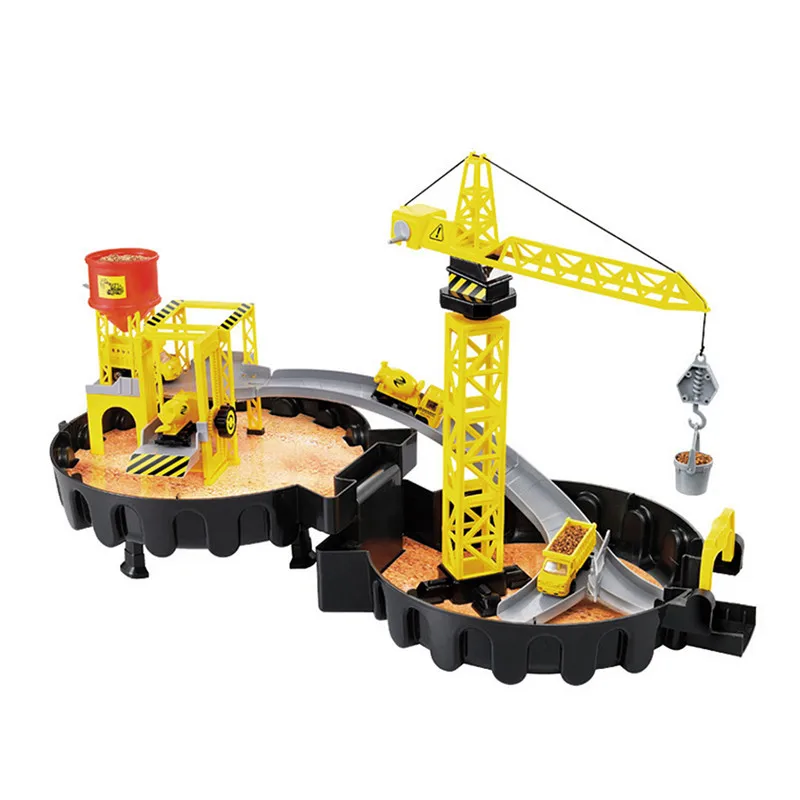 

Children's Tires Assembled Tunnel Toys Engineering Parking Lot Toy Model Boy Children's Toys