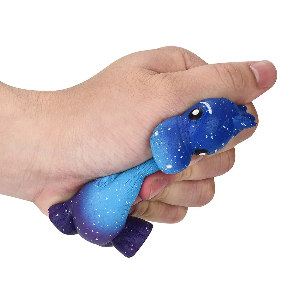 Galaxy динозавр Рекс Squishy Jumbo ароматический крем супер медленный нарастающее при сжатии игрушки головоломка игрушка